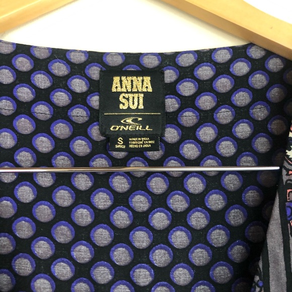 Anna Sui O’Neill Boho Floral Dottie Dress - Picture 6 of 7